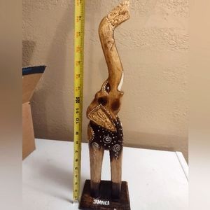 Wooden Carved African Elephant